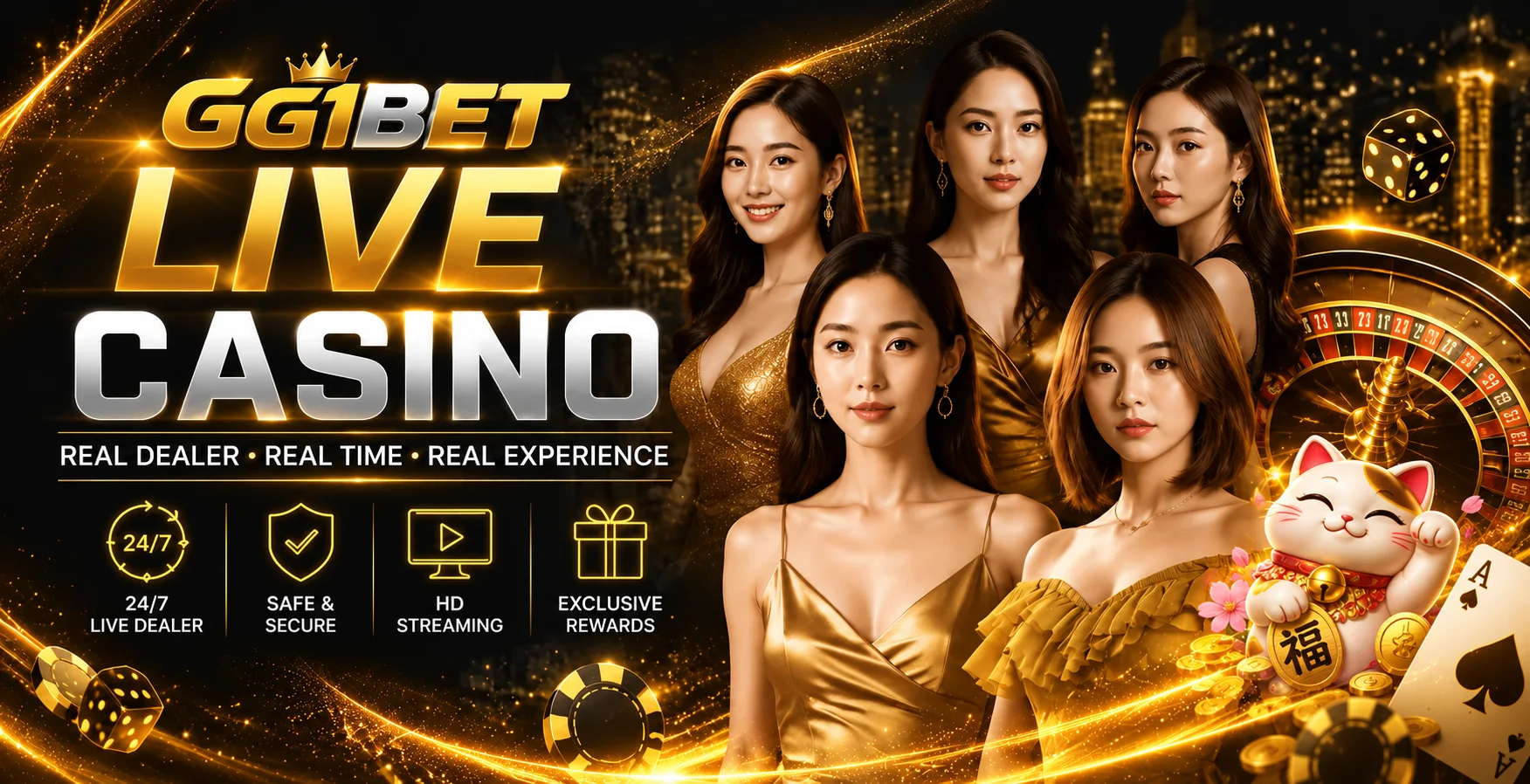 ภาพประกอบบริการ GG1BET และเกมออนไลน์